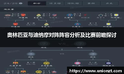 奥林匹亚与迪纳摩对阵阵容分析及比赛前瞻探讨